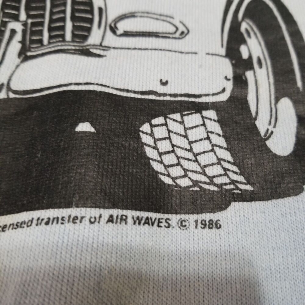 Vintage 80s Chevrolet 1955 Chevy Bel Air Sweatshirt Size XXXL Platinum T's 1986 - Picture 9 of 16